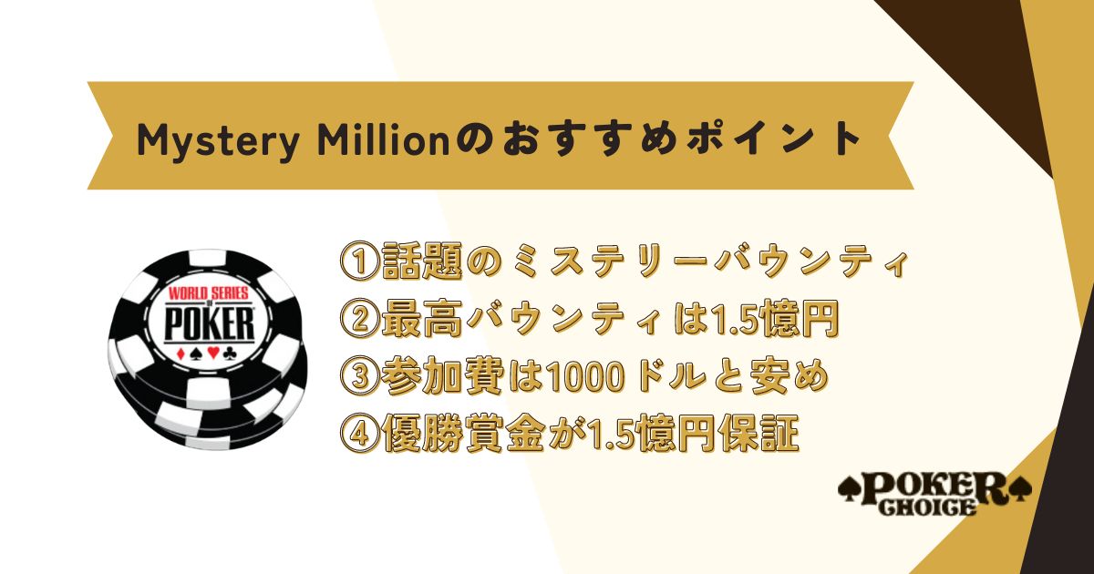 WSOP　Mystery Million