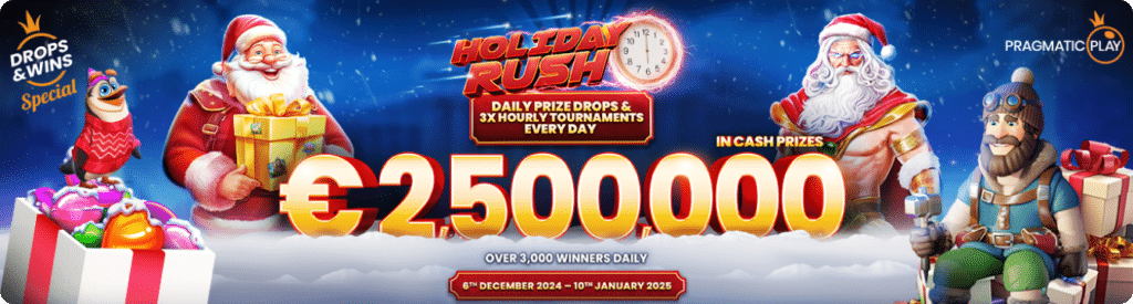 『Holiday Rush』賞金総額250万ユーロ